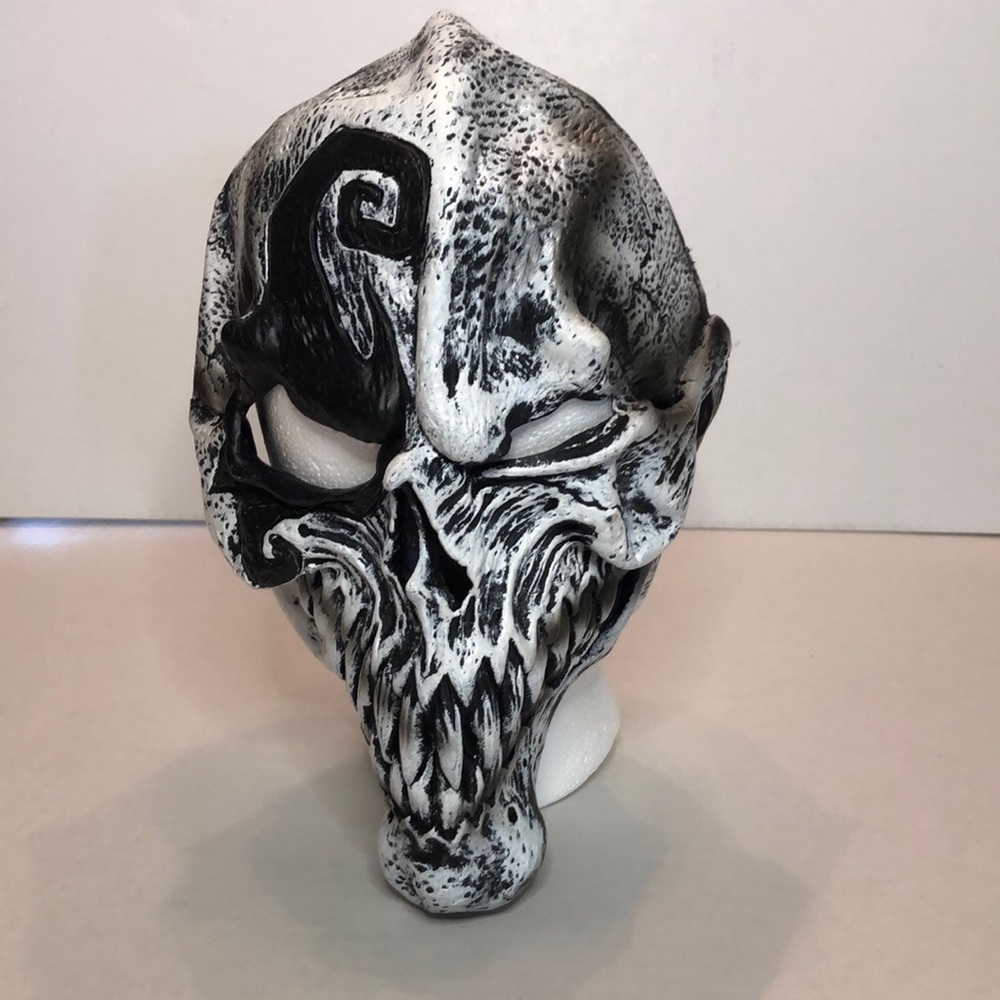 California Costume Collectors Halloween Mask Skeleton Skull Reaper Rubber Latex